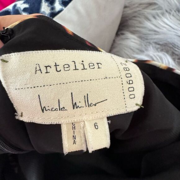 Nicole Miller animal print dress size 6 - Picture 4 of 4